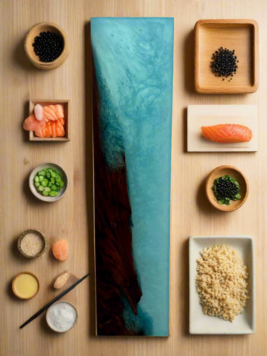 Sushi/Serving Resin Board (Custom Order)