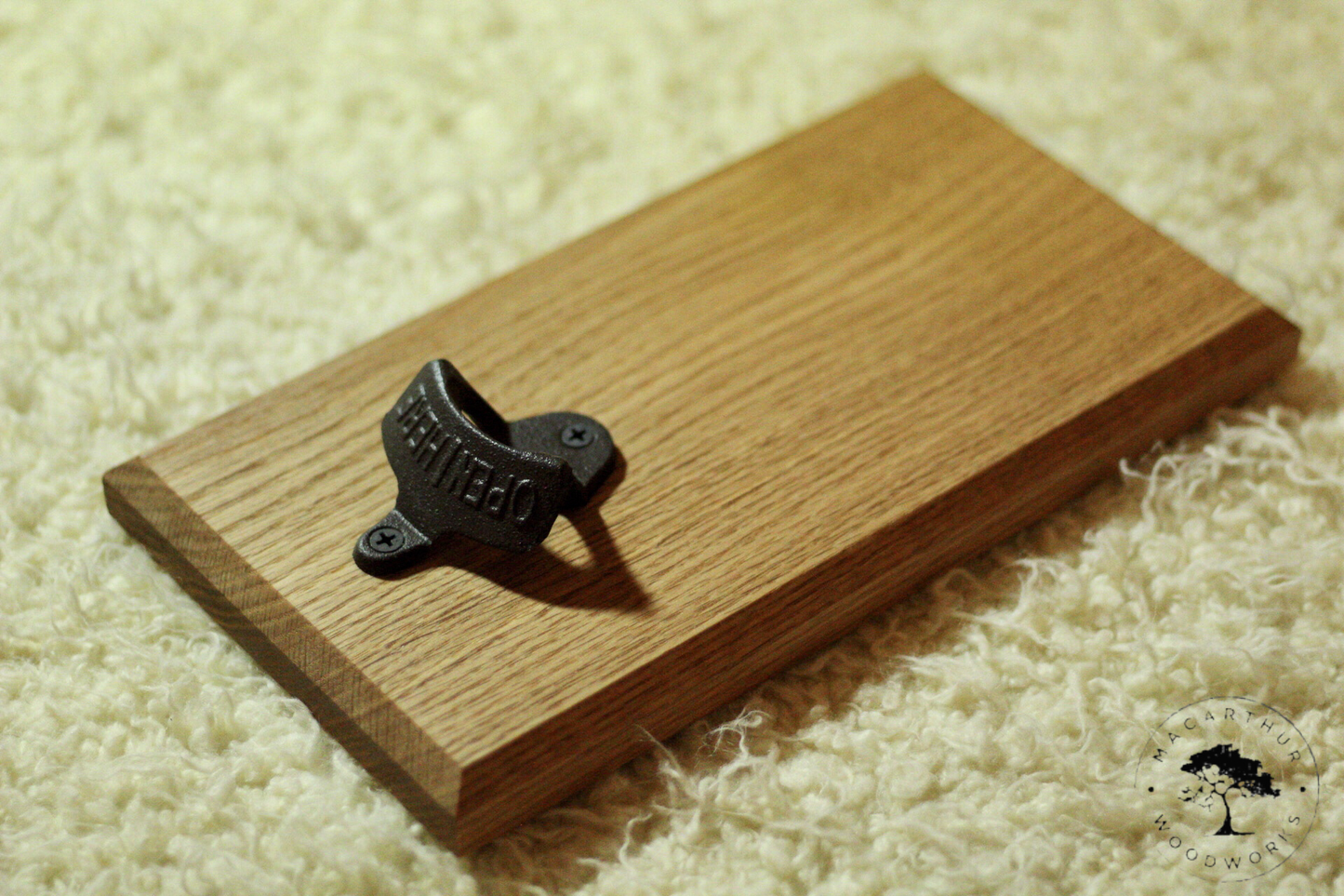 Red Oak Magnetic Bottle Opener