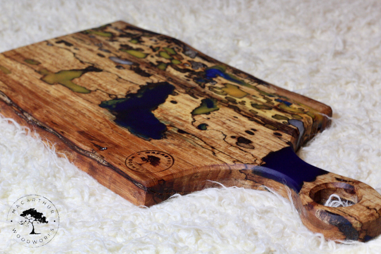 Pecan / Mixed Resin Charcuterie Board