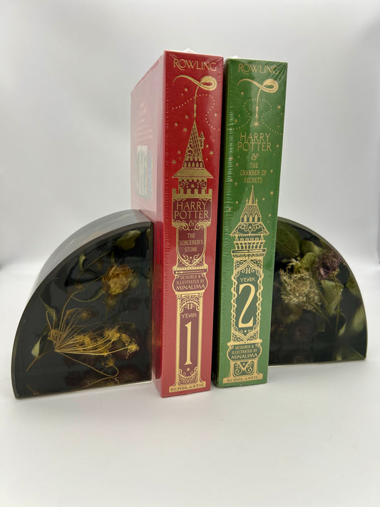 Large Floral Bookends (1 of 1)