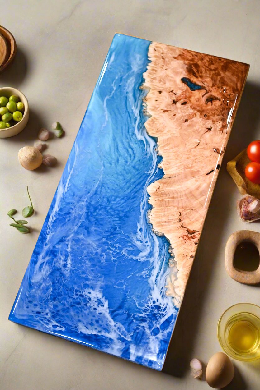 OCEAN | Resin Charcuterie Board (Custom Order)