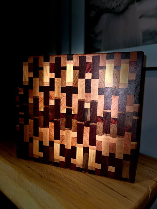 Chaos End Grain Cutting Board