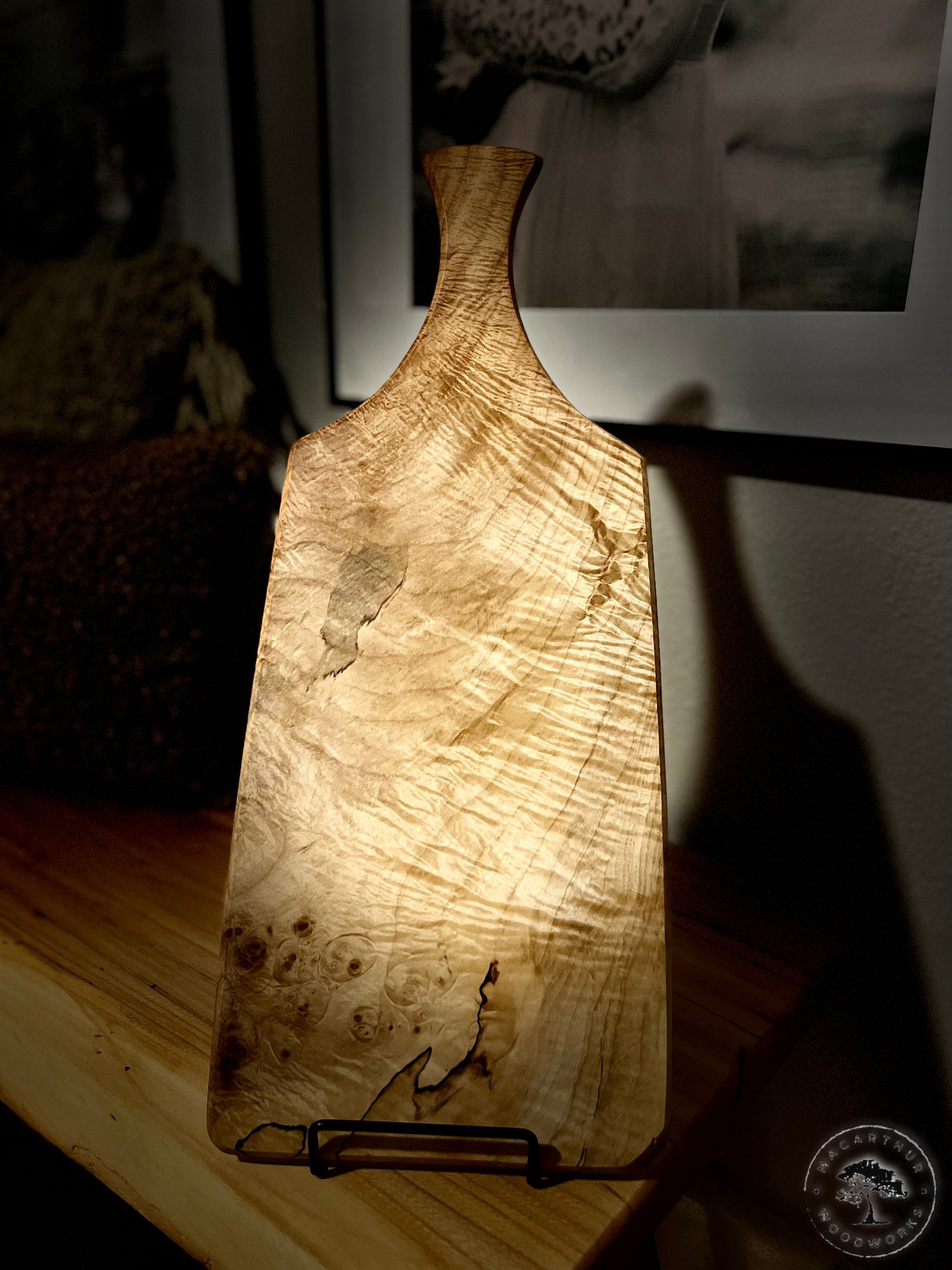 Maple Burl Charcuterie Board