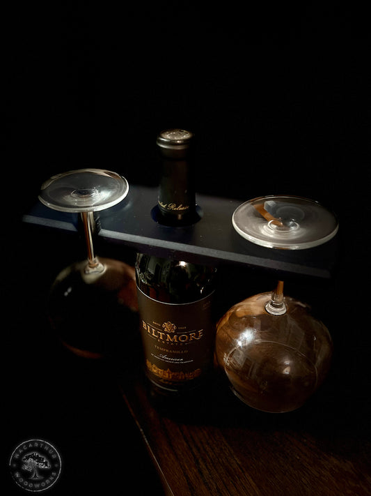 Blue Resin Wine Caddy