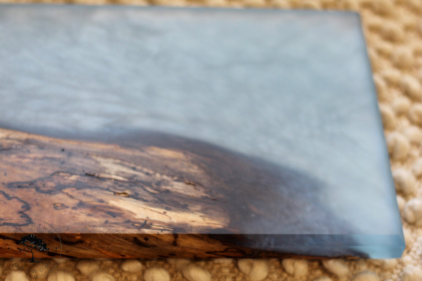 Spalted Hackberry Resin Charcuterie Board (In Stock)